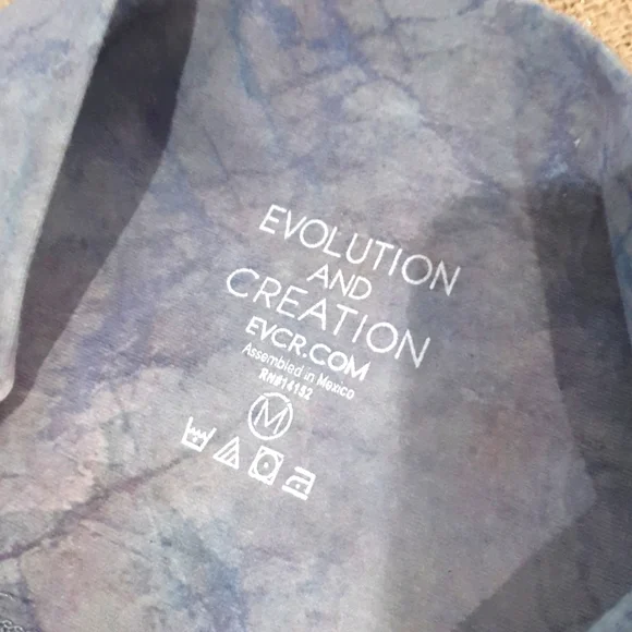 Evolution and Creation Size 10 approx Floral Jogger Leggings Grey Pink - Picture 5 of 6